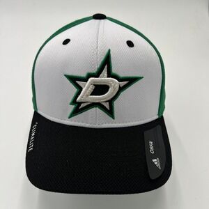 Adidas NHL Dallas Stars Baseball Cap OSFA Green White Black Climalite Flex Fit